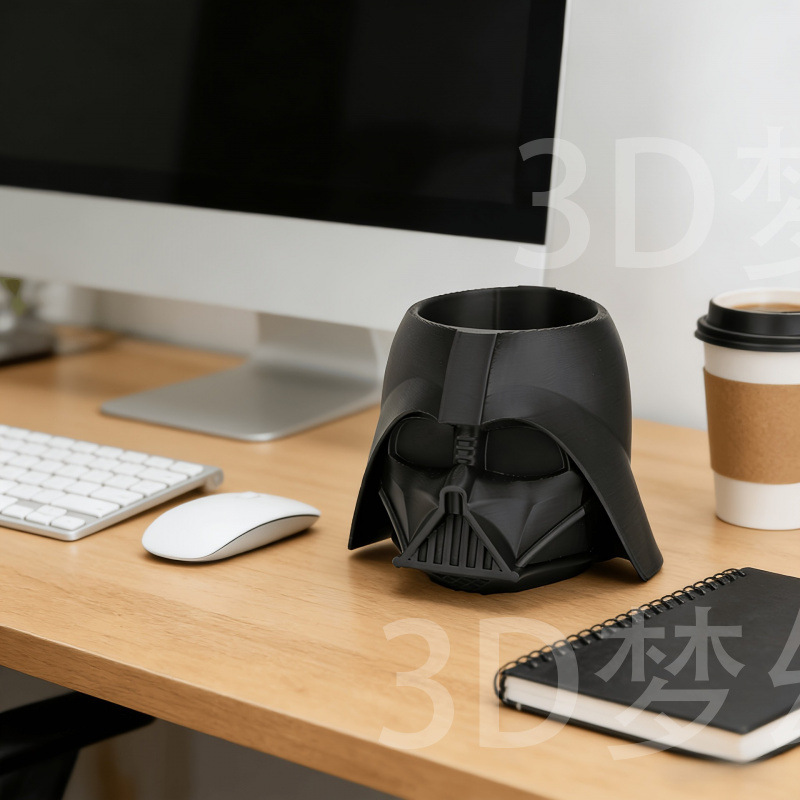 Office Supply Office Stationery Items - スターウォーズ ダース・ベイダー デスクペン・鉛筆ホルダー クールな3Dキャラクター デスクトップオーガナイザー 収納カップ