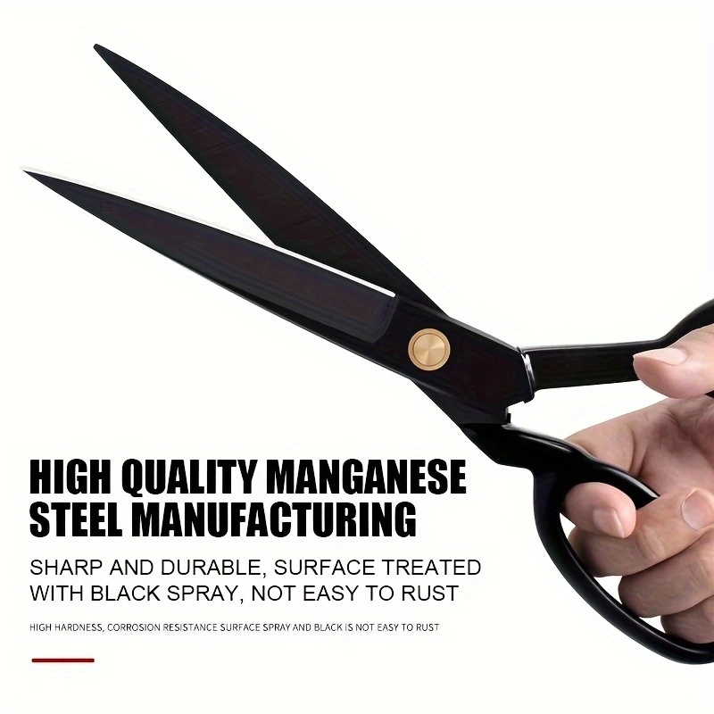 Scissors Stainless Craft - 般若テーラーはさみヴィンテージプロフェッショナル高品質マンガン鋼生地レザーカッタークラフトはさみ縫製アクセサリー