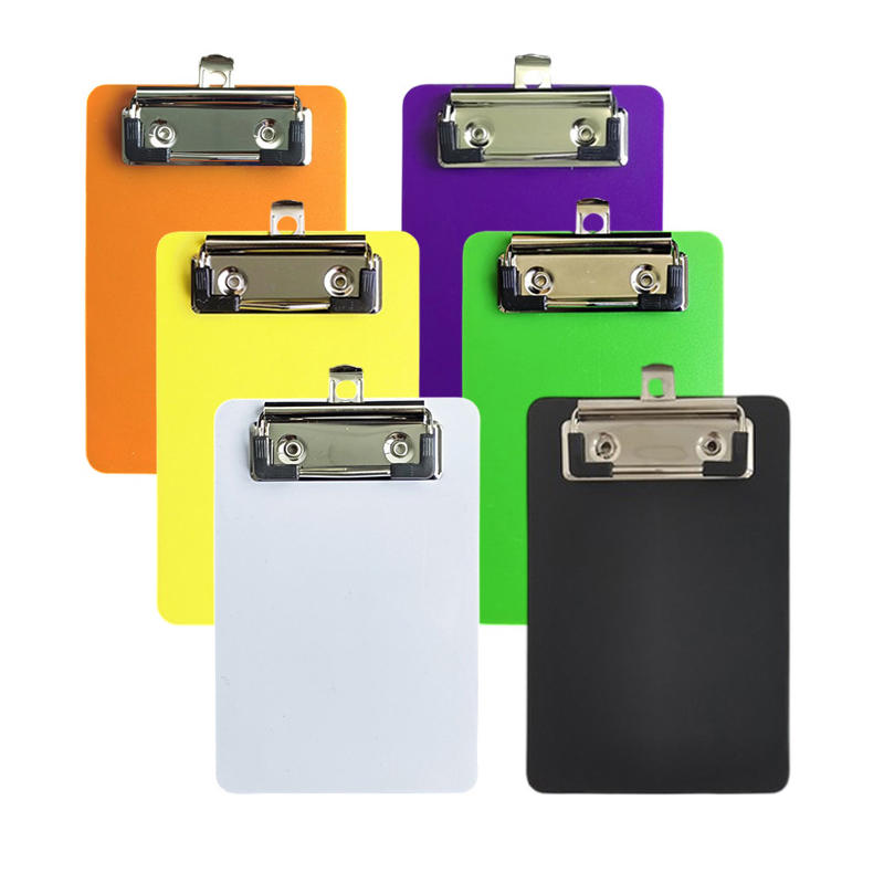 Is Stationery Office Supply - A7 ポータブルミニクリップボードオーガナイザー吊り下げ可能なプラスチックノートホルダーオフィススクールサプライ文具新製品