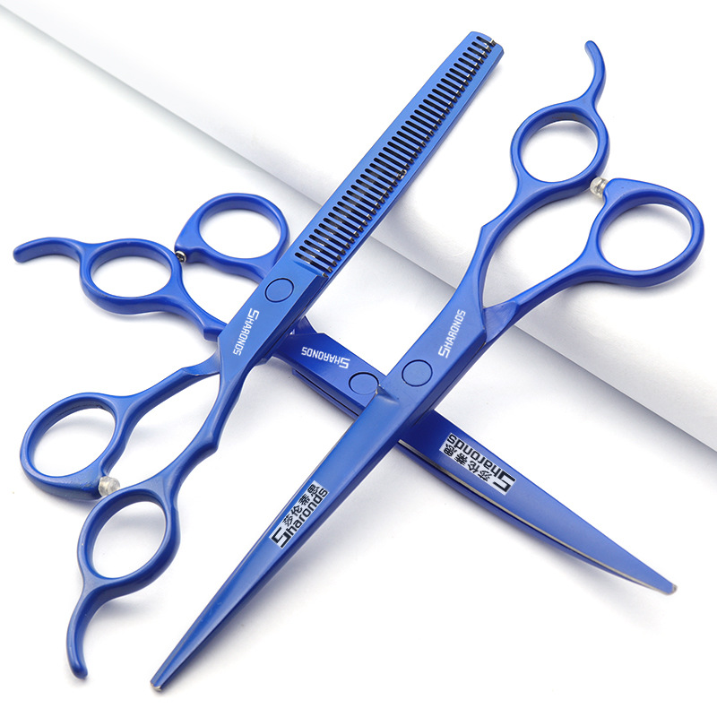 Scissors Stainless Craft - VIP 7インチペット用ハサミ、テディドッグヘアツール、セットハサミ、トリミング用の特別な薄切りクラフト