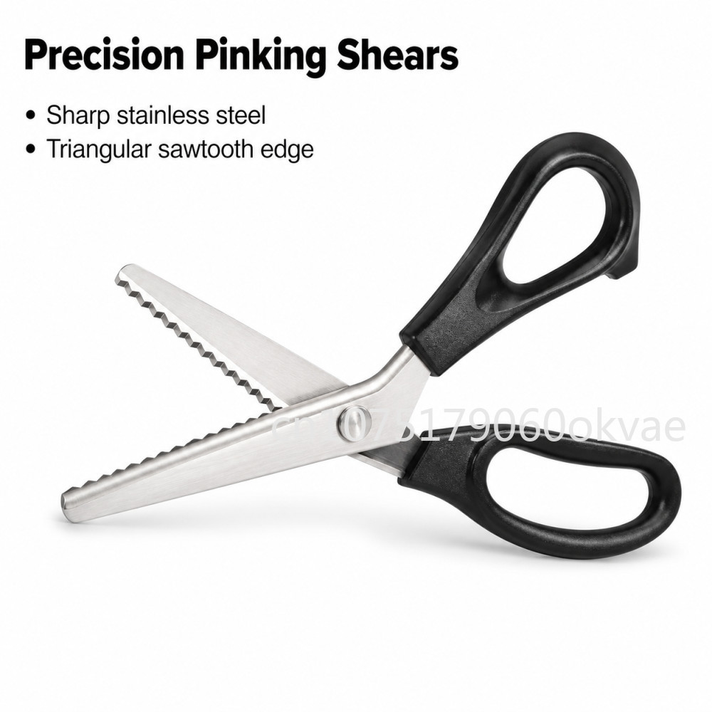プロ仕様の裁縫用ハサミ、布地縫製用三角歯ジグザグカッティング - Scissors Stainless Craft のレビューと価格