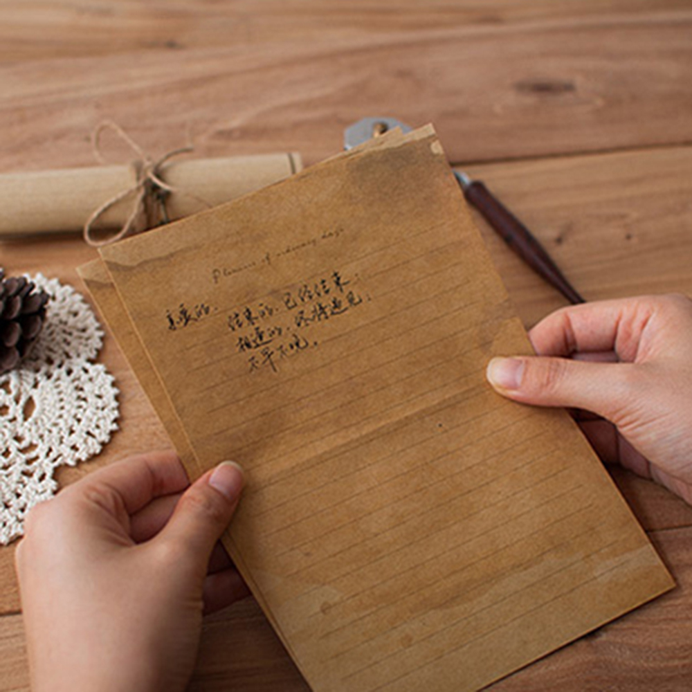 ヨーロッパスタイルの招待状封筒ヴィンテージメーラーセットレタ - Letter Envelope Kraft のレビューと価格