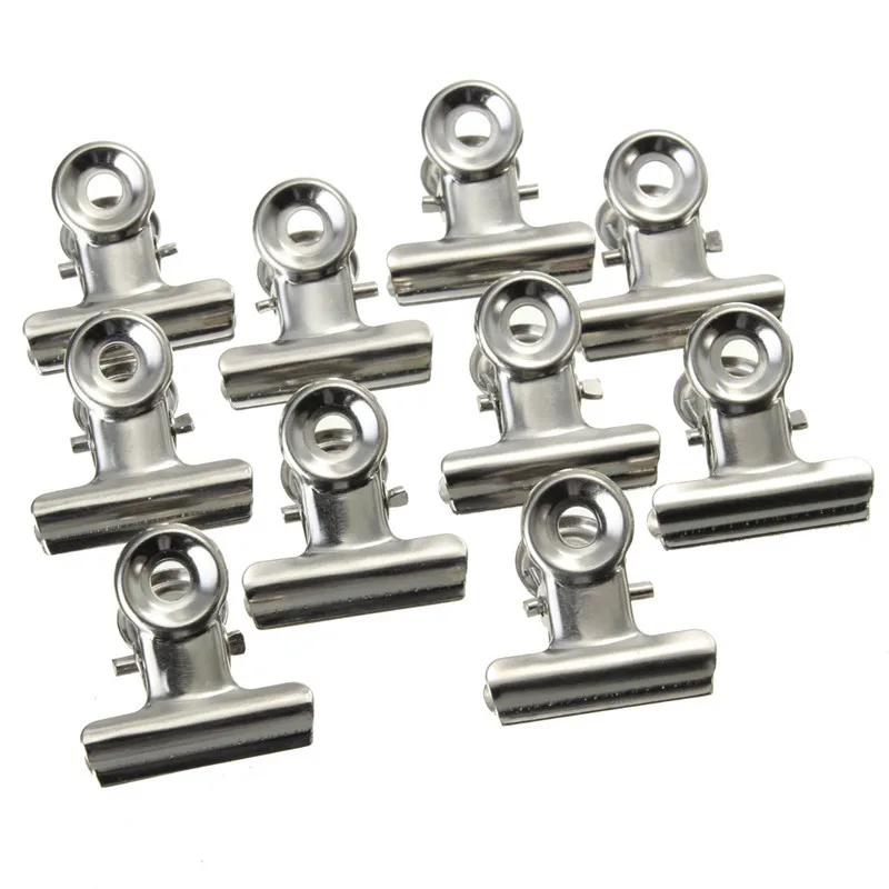 お手頃価格のシルバートーンメタルオフィス用紙ドキュメントバイ - Binder Clip Assorted のレビューと価格