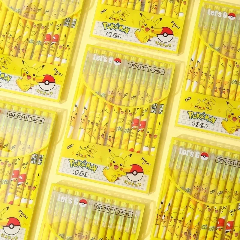 12本入りポケモンピカチュウ消せるゲルペンセット、0.5mm - Office Supply Office Stationery Items のレビューと価格