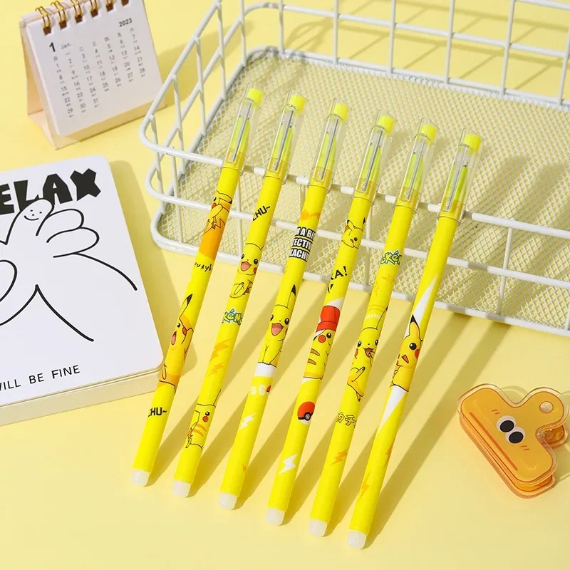 12本入りポケモンピカチュウ消せるゲルペンセット、0.5mm - Office Supply Office Stationery Items のレビューと価格