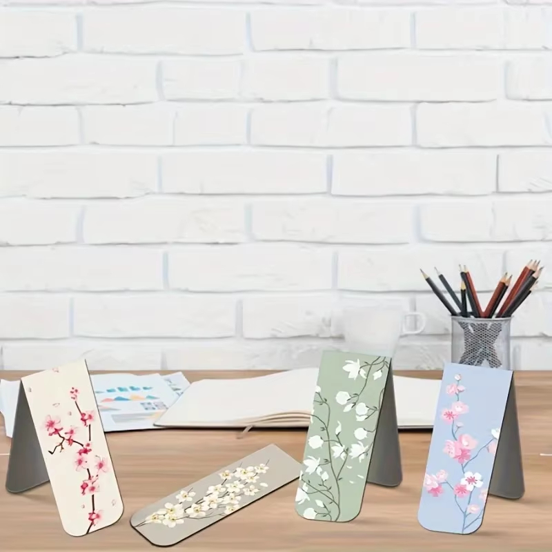 5 個の磁気ブックマーク女性用フラワープランナー磁気ブックマ - Bookmark Magnetic Clip のレビューと価格
