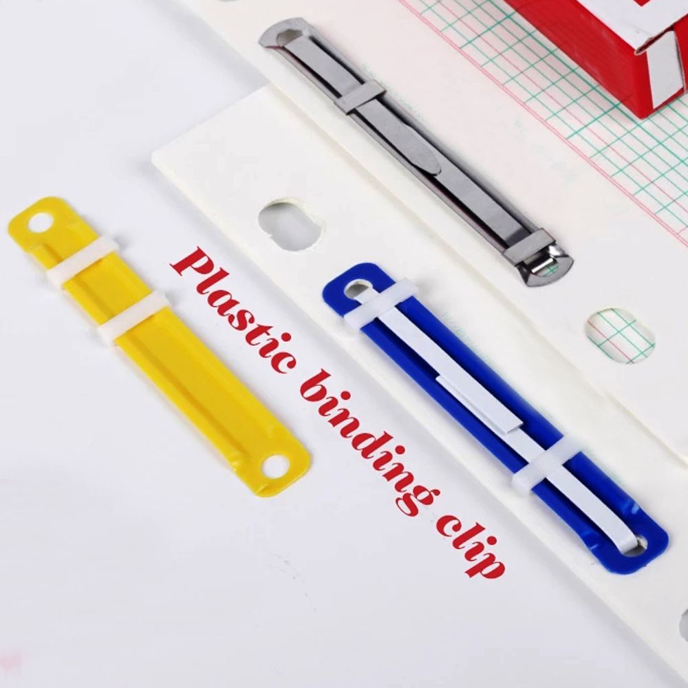 50ピース/セットファイル紙ファスナープラスチック結合クリッ - Binder Clip Assorted のレビューと価格