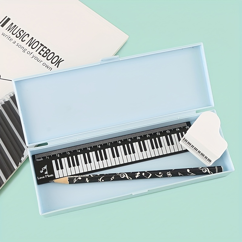 2 ピース/セット 15 センチメートルピアノキーボードパタ - Ruler Set Transparent のレビューと価格