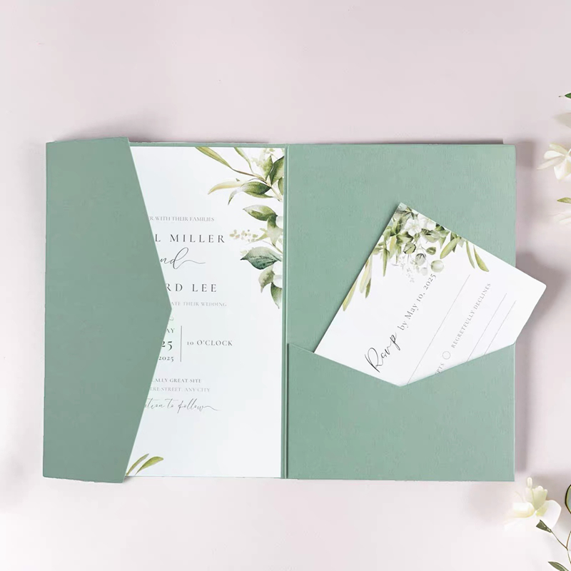 30 個 18 × 13 センチメートル緑の封筒結婚式の招待 - Stationery Supply Business のレビューと価格
