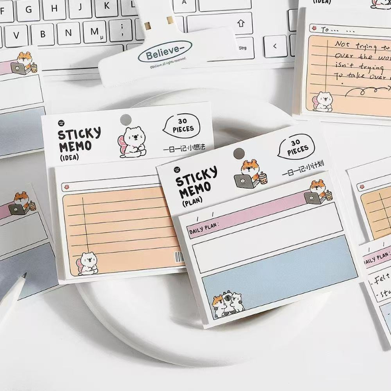 オフィス・学校用品　韓国風キュートなチェックインプランノート - Office Stationery Supply List のレビューと価格