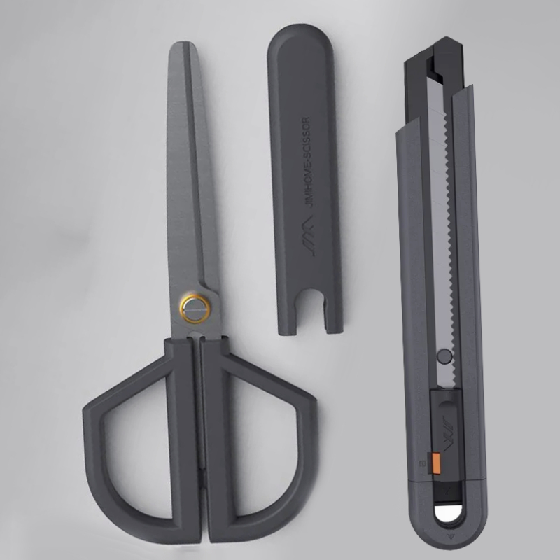   JIMIHOME はさみとユーティリティナイフセット 調 - Scissors Stainless Craft のレビューと価格