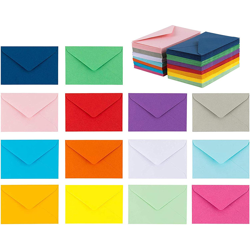 ミニ封筒10*7cm (10ピース/ロット) カラー会員カー - Letter Envelope Kraft のレビューと価格