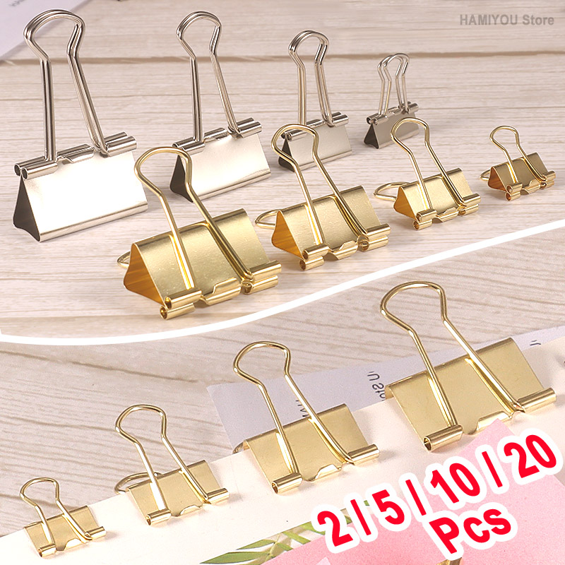 バインダークリップ オフィス文具 ロングテールクリップ 金属 - Binder Clip Assorted のレビューと価格
