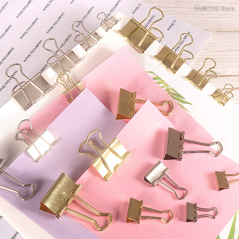 バインダークリップ オフィス文具 ロングテールクリップ 金属 - Binder Clip Assorted のレビューと価格
