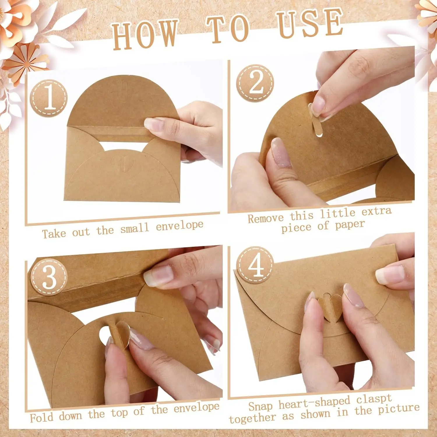50 ピース/ロット 10.5X7cm 封筒はがき窓開口部小 - Letter Envelope Kraft のレビューと価格