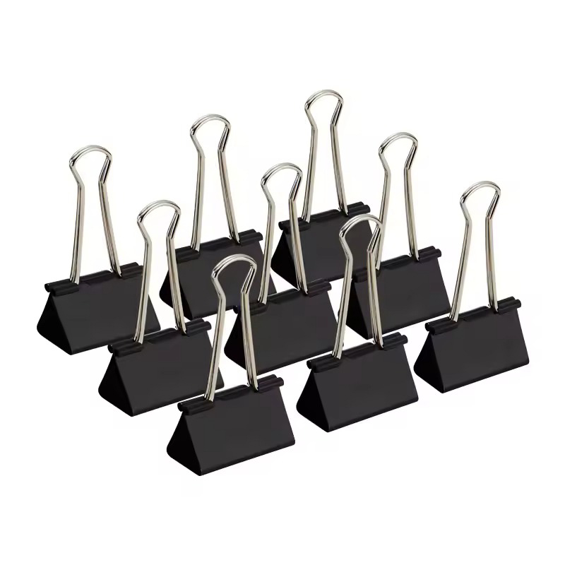 10 個 25 ミリメートルサイズ金属バインダークリップ黒カ - Supply Of Office Stationery のレビューと価格