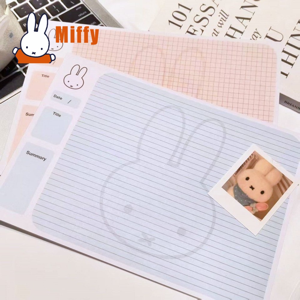 かわいいミッフィーメモパッドかわいいウサギ文具ノート厚いB5 - Office Supply Office Stationery Items のレビューと価格