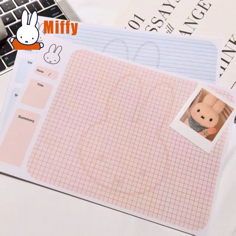 かわいいミッフィーメモパッドかわいいウサギ文具ノート厚いB5 - Office Supply Office Stationery Items のレビューと価格