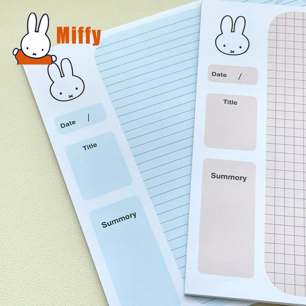 かわいいミッフィーメモパッドかわいいウサギ文具ノート厚いB5 - Office Supply Office Stationery Items のレビューと価格