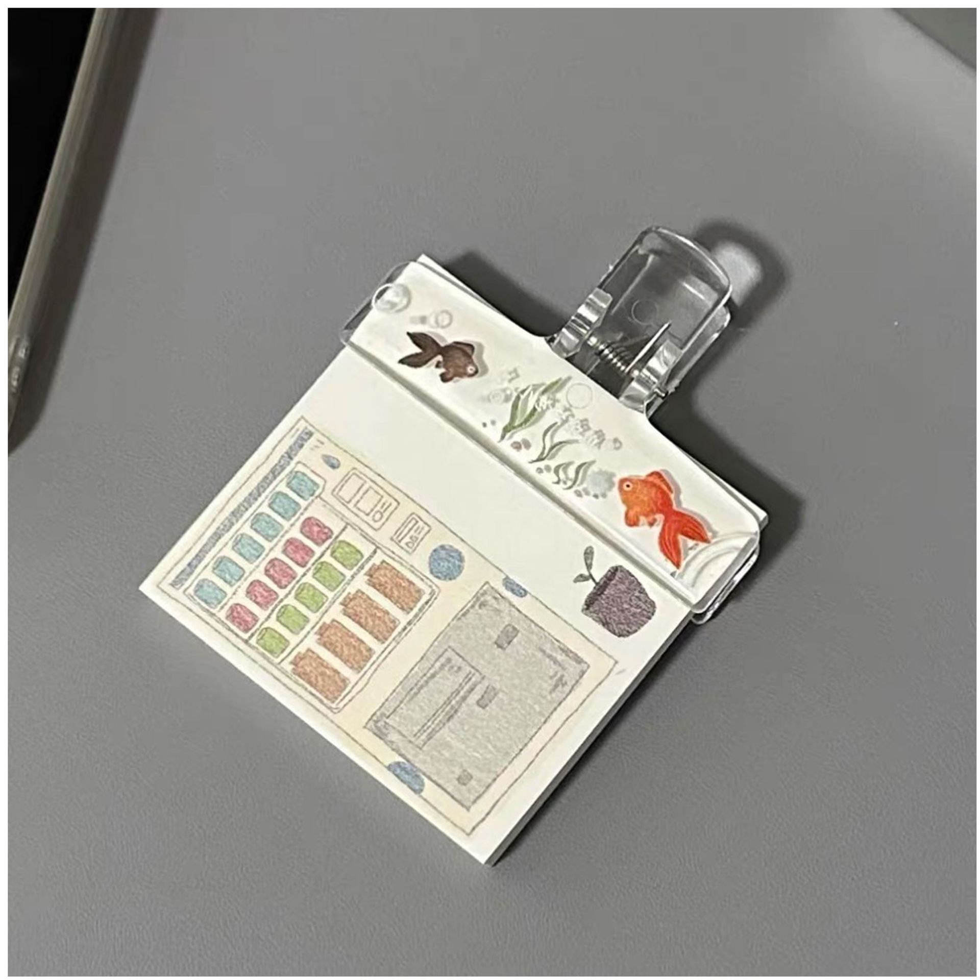 透明アクリルバインダークリップ 1PC 大型ドキュメント固定 - Binder Clip Assorted のレビューと価格