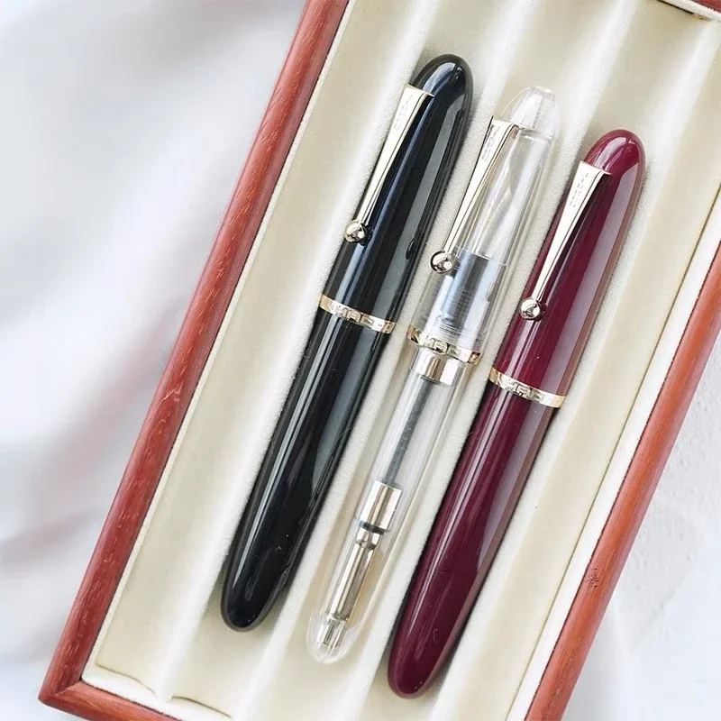 透明な豪華な万年筆,インクペン,Jinhao-9019 mm - Stationery Supply Business のレビューと価格