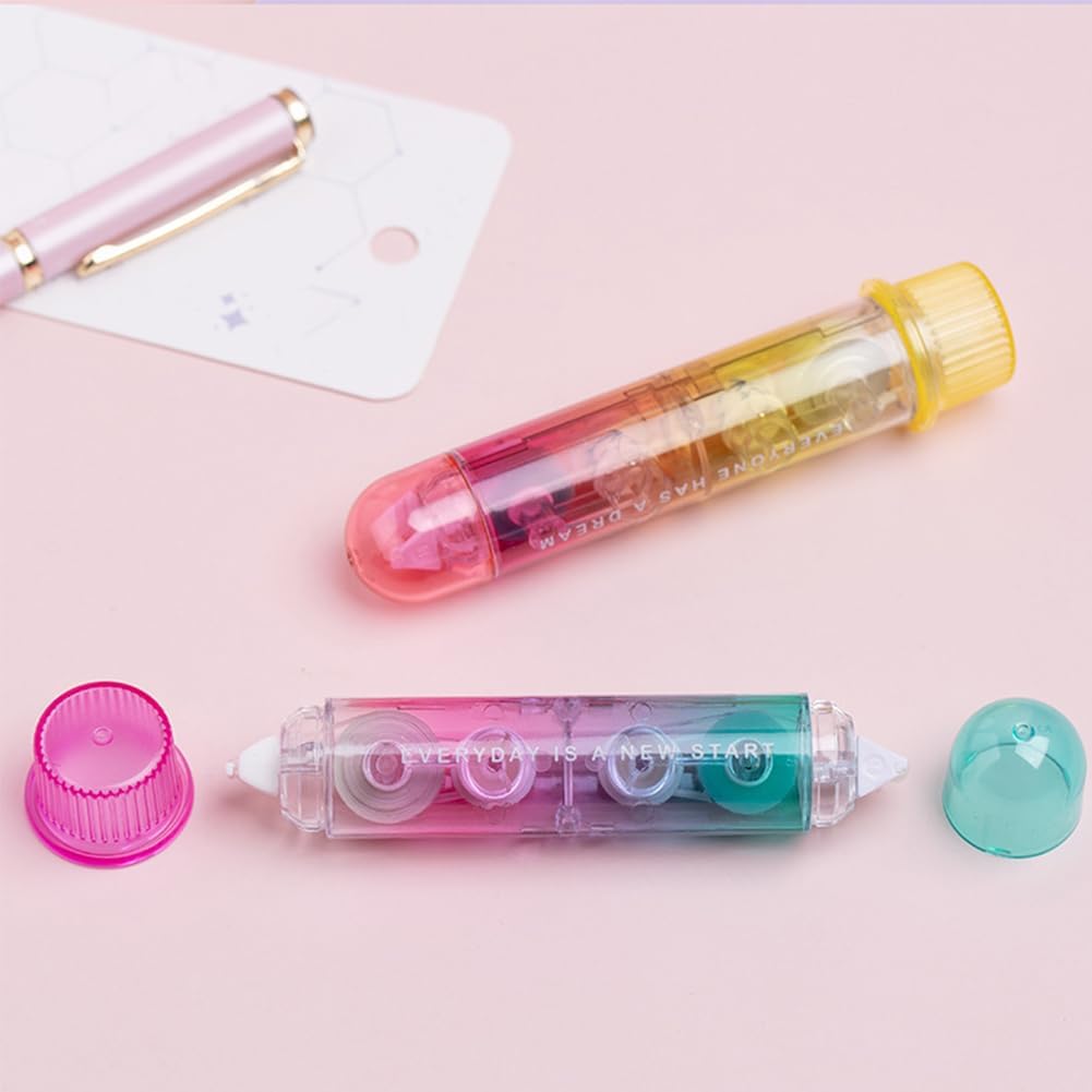 4 パック 2 In1 ホワイトアウト修正テープと粘着ドット - Correction Tape Roller のレビューと価格