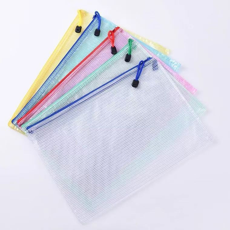 5 個文具収納フォルダーファイルメッシュジッパーポーチ A4 - Is Stationery Office Supply のレビューと価格