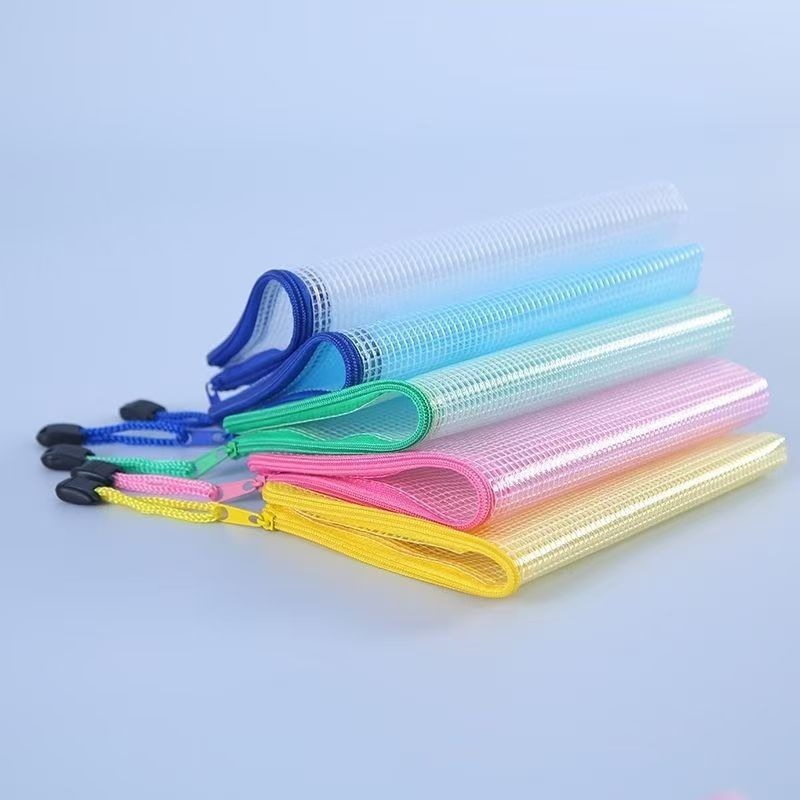 5 個文具収納フォルダーファイルメッシュジッパーポーチ A4 - Is Stationery Office Supply のレビューと価格