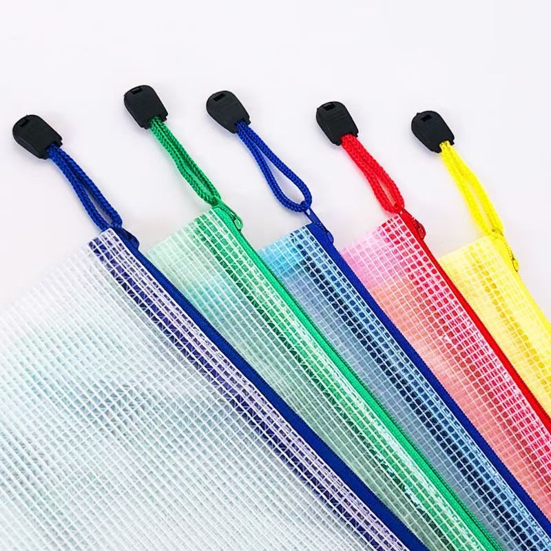 5 個文具収納フォルダーファイルメッシュジッパーポーチ A4 - Is Stationery Office Supply のレビューと価格