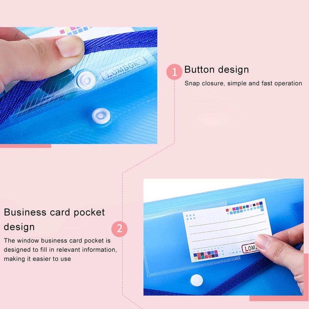 1-10 個防水 A4 A5 スナップボタンファイルフォルダ - Is Stationery Office Supply のレビューと価格