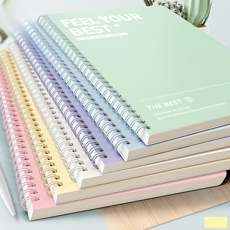 6冊入りスパイラルノート、シンプルなA5/B5ハードカバース - Graph Paper Pad のレビューと価格
