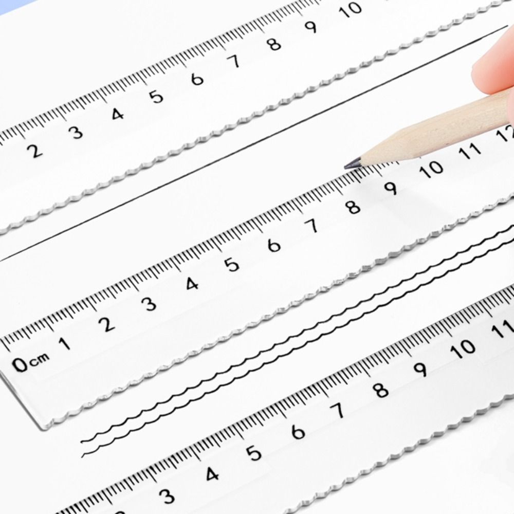 8点セット プラスチック製定規 コンパスセット 消しゴム 直 - Ruler Set Transparent のレビューと価格