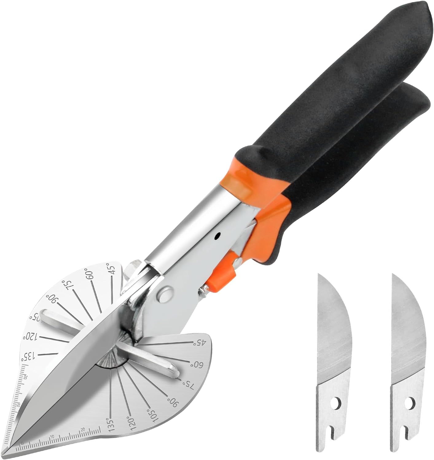 45-135度調整可能なマイターシャー、SK5交換可能なブレ - Scissors Stainless Craft のレビューと価格