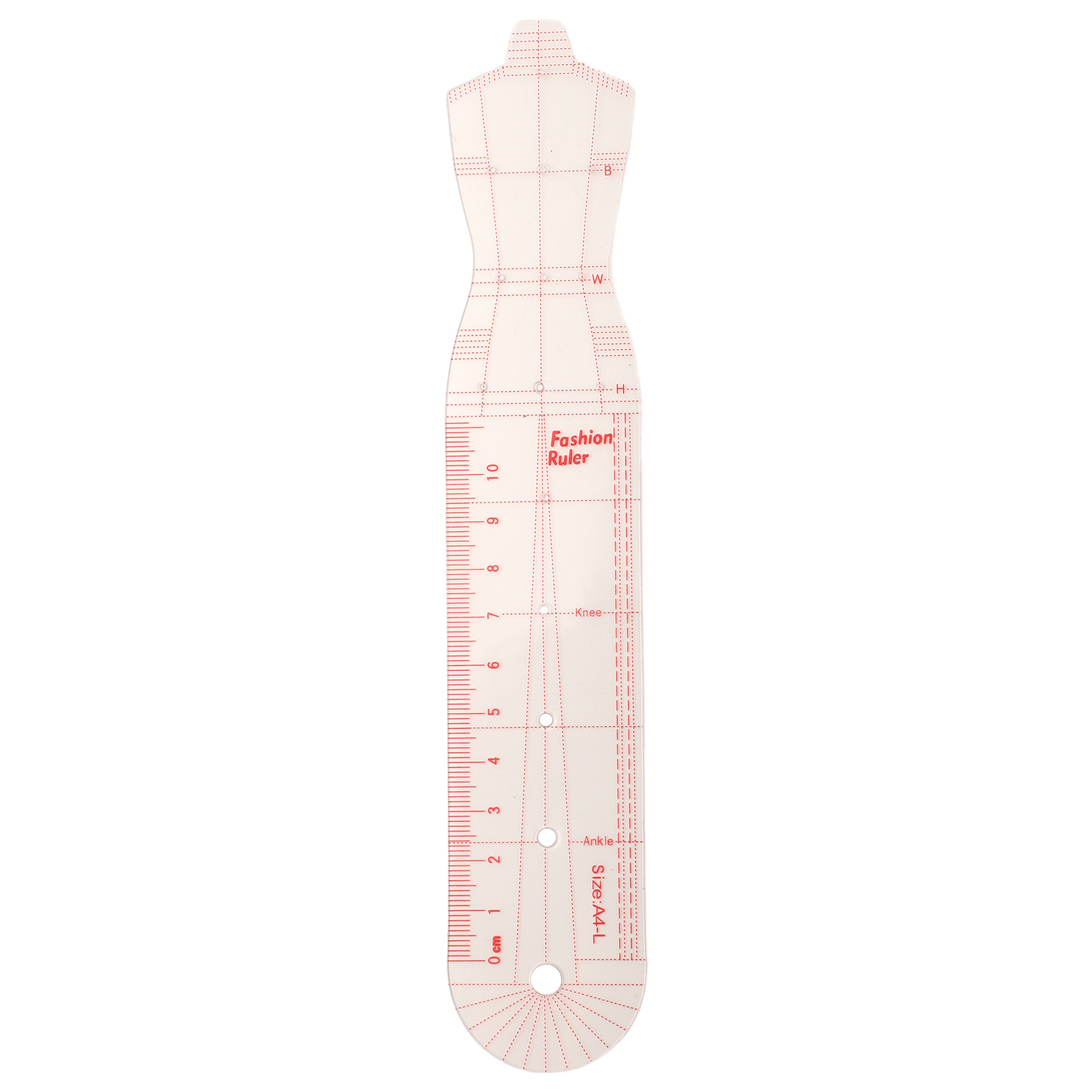 透明プラスチック製ファッションデザイン定規セット、衣類イラス - Ruler Set Transparent のレビューと価格