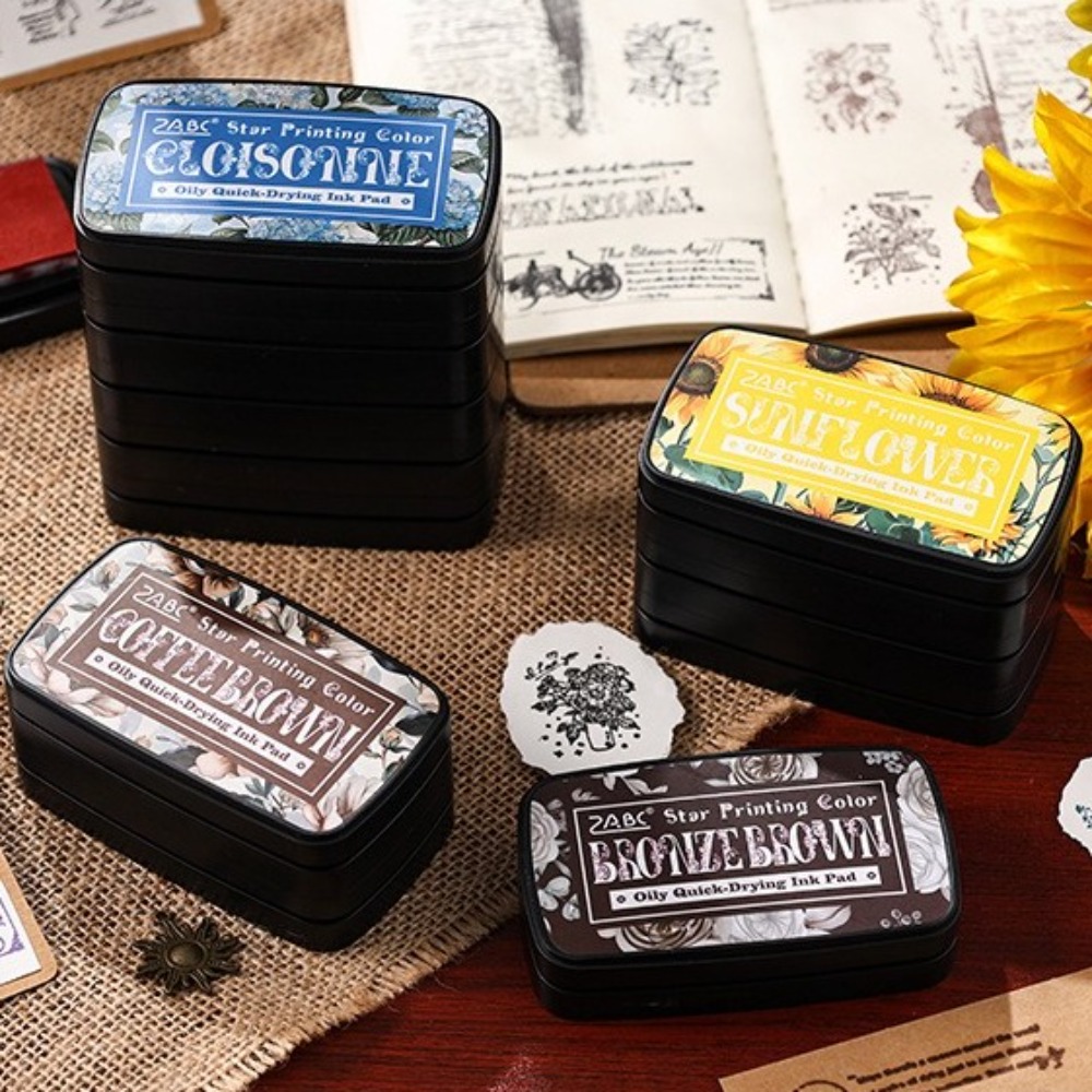 カラフルな多色インクパッドプランナースタンプアートスクラップ - Self Inking Stamp のレビューと価格