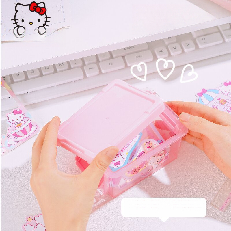 ハローキティ文具デスクトップ収納ボックス 学生、オフィス用品 - Office Supply Office Stationery Items のレビューと価格
