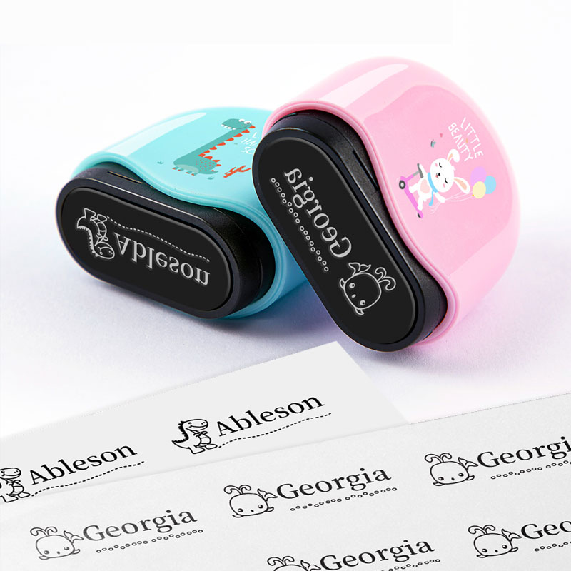 パーソナライズされた学生名スタンプ - 色褪せないインクを使 - Self Inking Stamp のレビューと価格