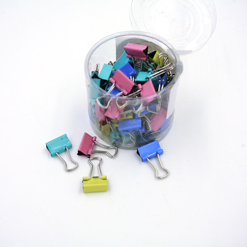 60個の小さなオフィス用整理整頓ミニメタルバインダーグリップ - Binder Clip Assorted のレビューと価格