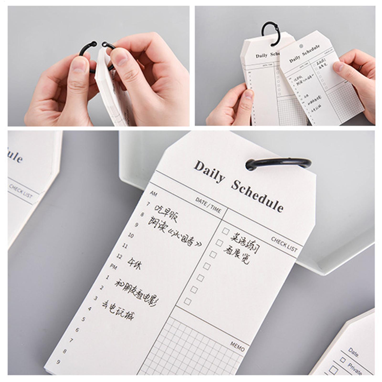 ポータブルメモ帳 To Do リスト デイリースケジュールメ - Office Stationery Supply List のレビューと価格