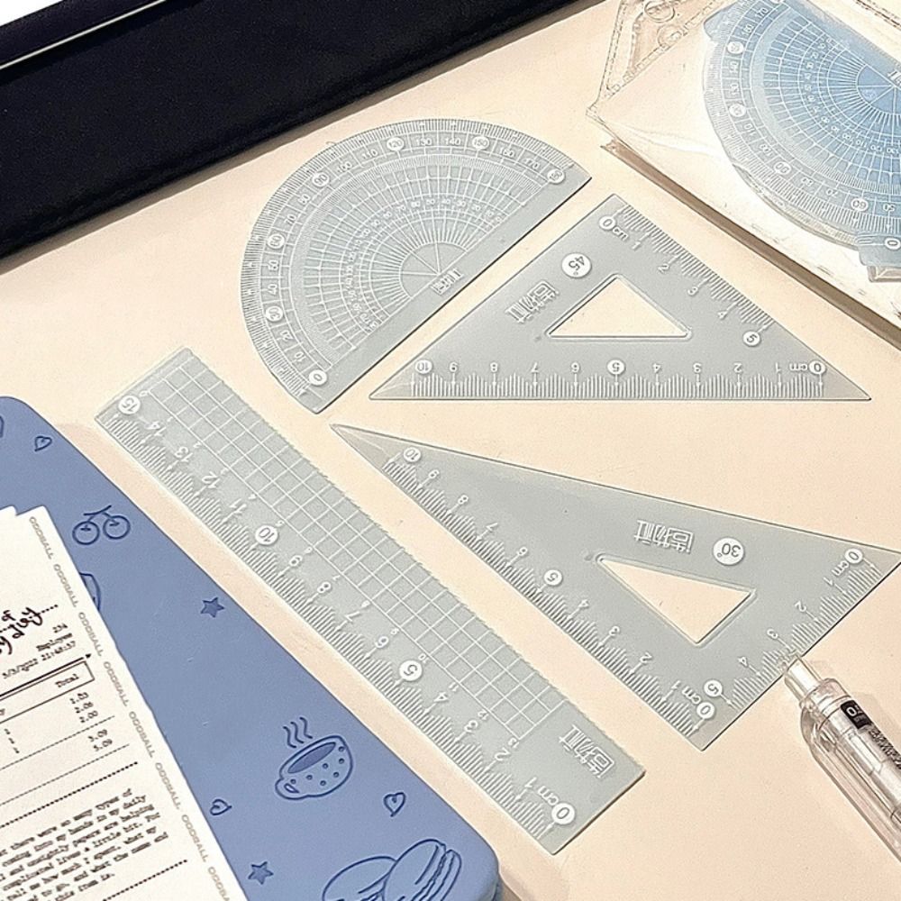 4 ピース/セット多機能 15/20 センチメートルゼリー定 - Ruler Set Transparent のレビューと価格