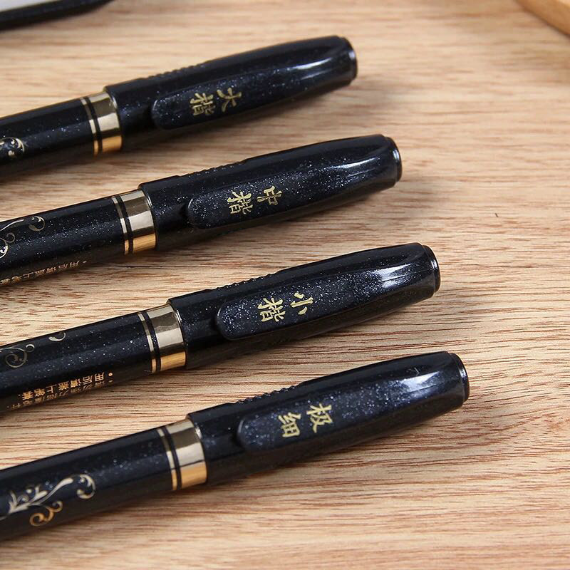 4 ピース/セット書道アートマーカーペンブラシペンアートマー - Is Stationery Office Supply のレビューと価格