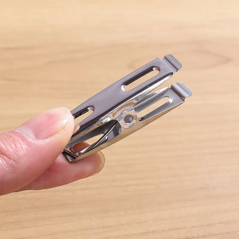 20個のステンレス鋼の平口洗濯バサミ、バインダークリップ、乾 - Binder Clip Assorted のレビューと価格