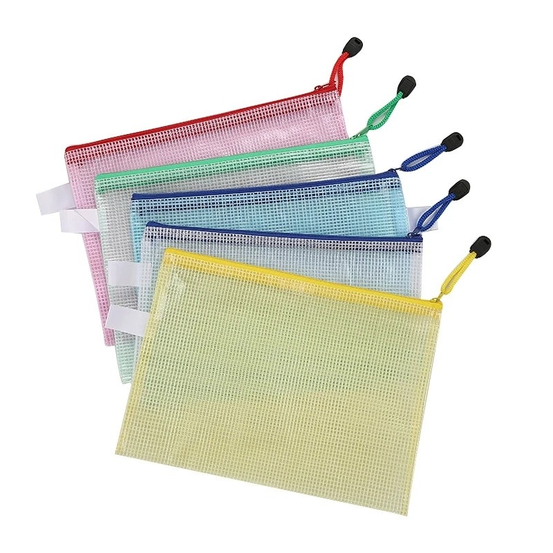 5-100 個文具収納フォルダーファイルメッシュジッパーポー - Portfolio Folder Zip のレビューと価格