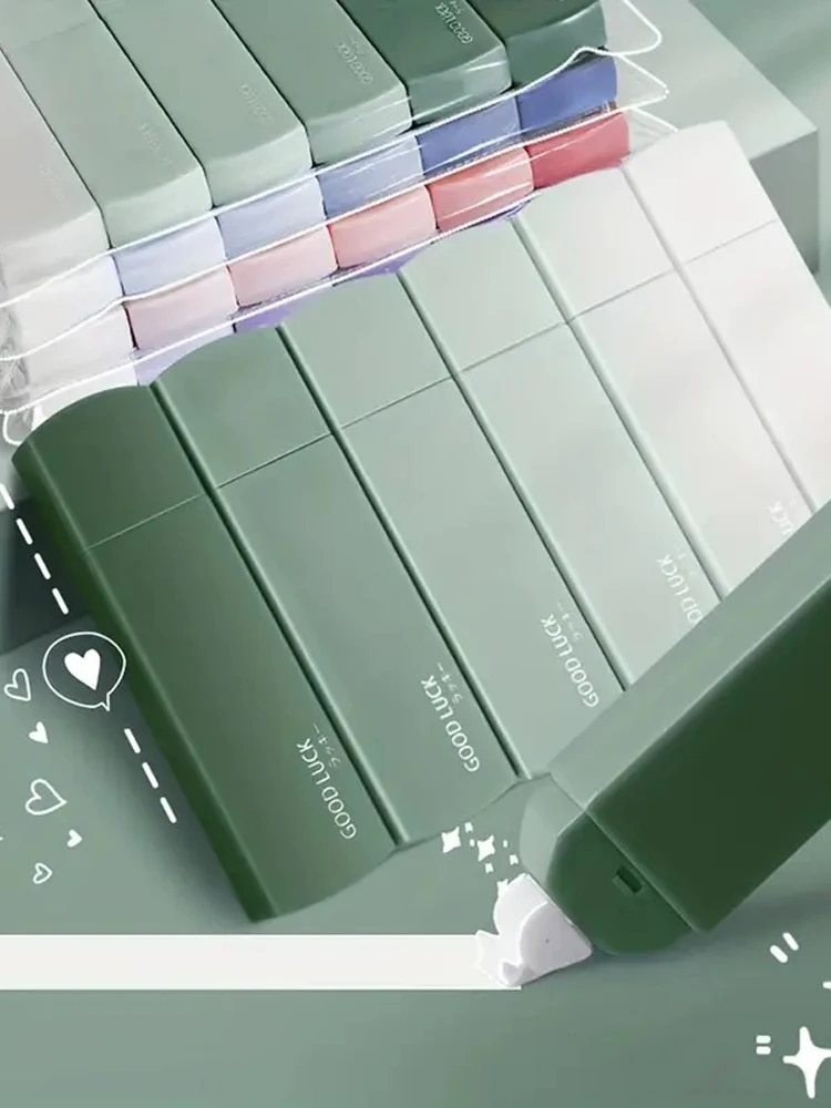 1 パックの 6 修正テープ グラデーション マカロン カラ - Correction Tape Roller のレビューと価格