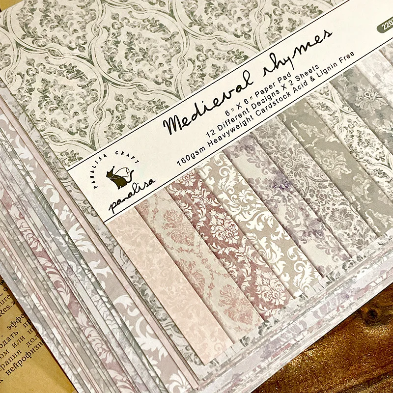 バロックパターンスクラップブックペーパーパッド、不要ジャーナ - Graph Paper Pad のレビューと価格