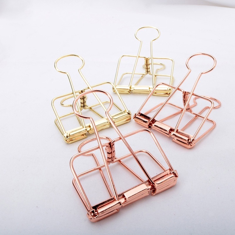 5 個ローズゴールドバインダークリップペーパークリップオフィ - Binder Clip Assorted のレビューと価格