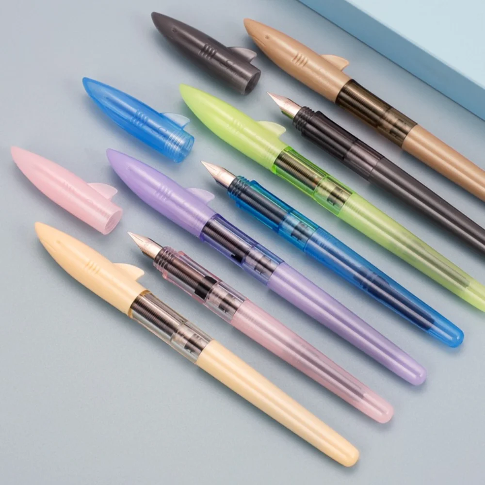 Jinhao-shark万年筆、fペン先、高品質、書道、ビジ - Stationery Supply Business のレビューと価格