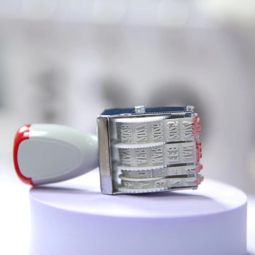 実用的なデジタル日付ホイールスタンプ調整可能なクリアインプリ - Self Inking Stamp のレビューと価格