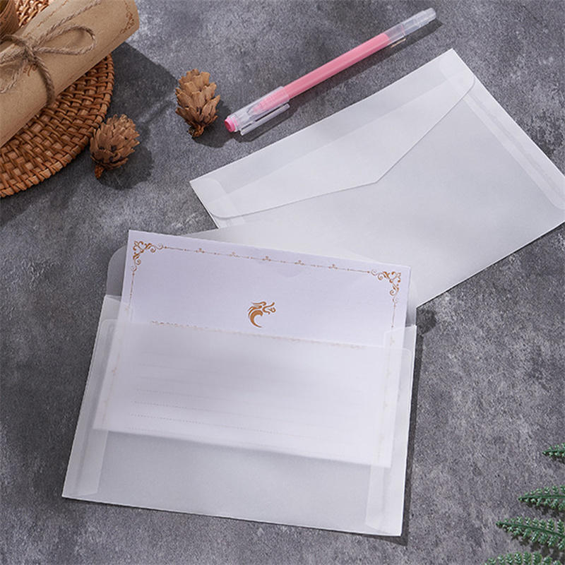 50 ピース/ロット空白の半透明封筒招待状用ポストカードヨー - Letter Envelope Kraft のレビューと価格