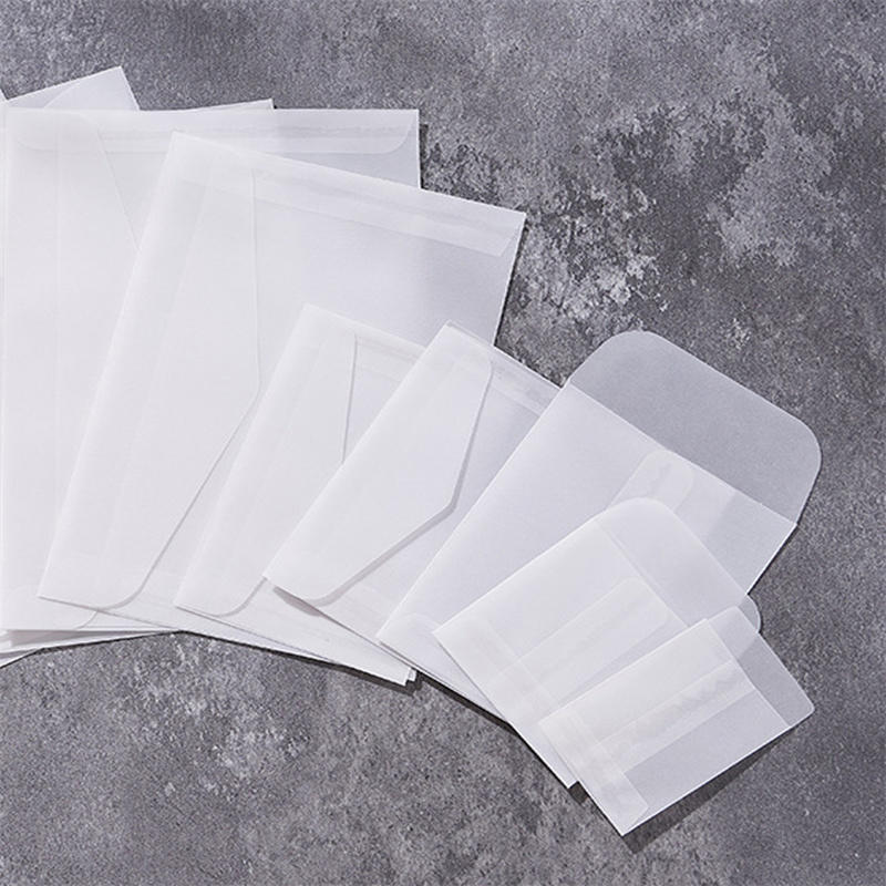 50 ピース/ロット空白の半透明封筒招待状用ポストカードヨー - Letter Envelope Kraft のレビューと価格